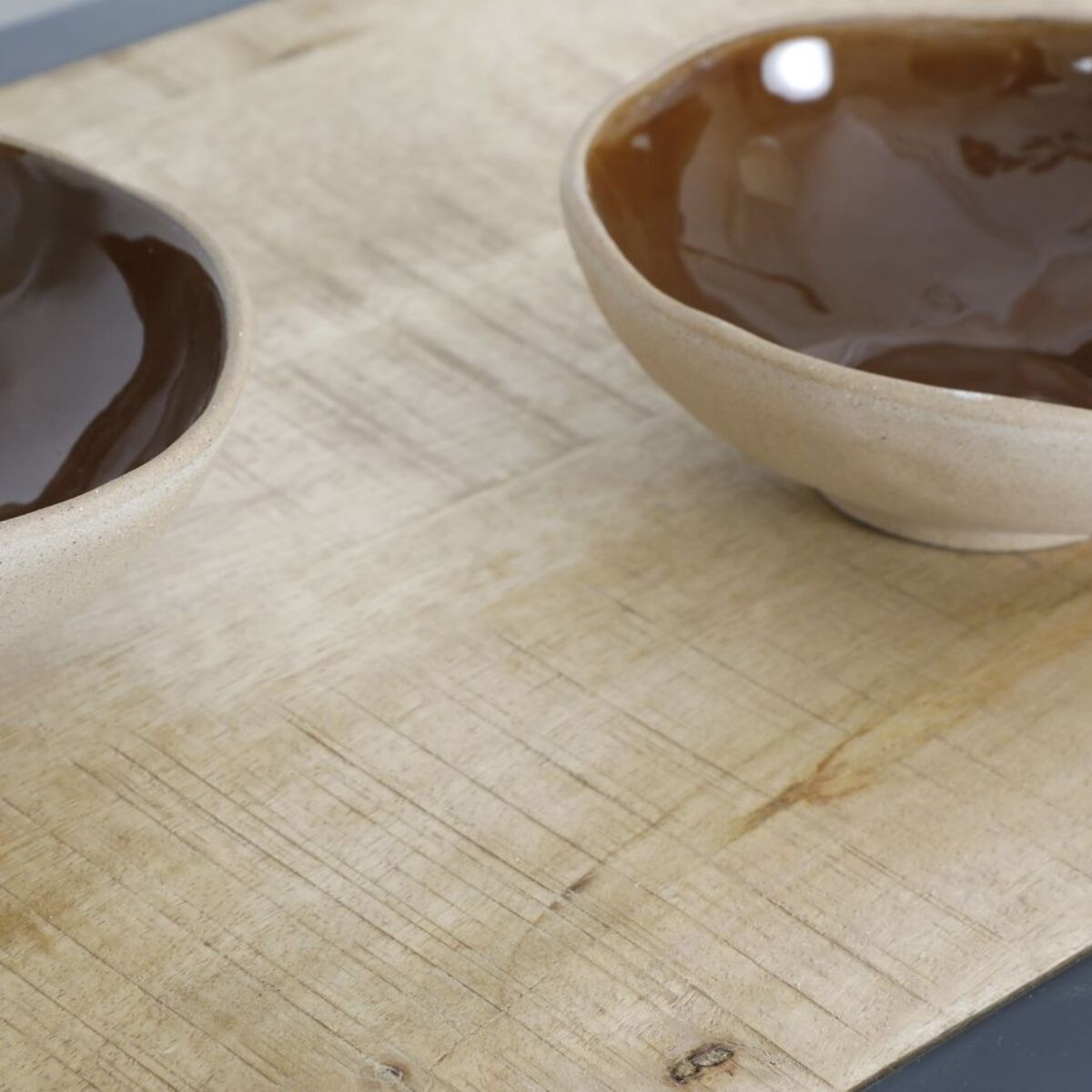 Buffet Boston -bois massif de manguier-couleur bahamas naturelles 155 x 85 x 35 cm