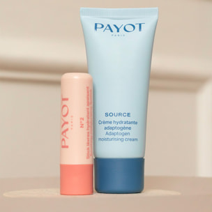 Source - Coffret Crème Hydratante Adaptogène 30 ml + Stick Lèvres Hydratant Apaisant N°2 4g