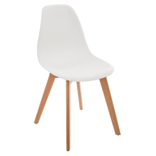 Chaise enfant "Scandinave" blanche