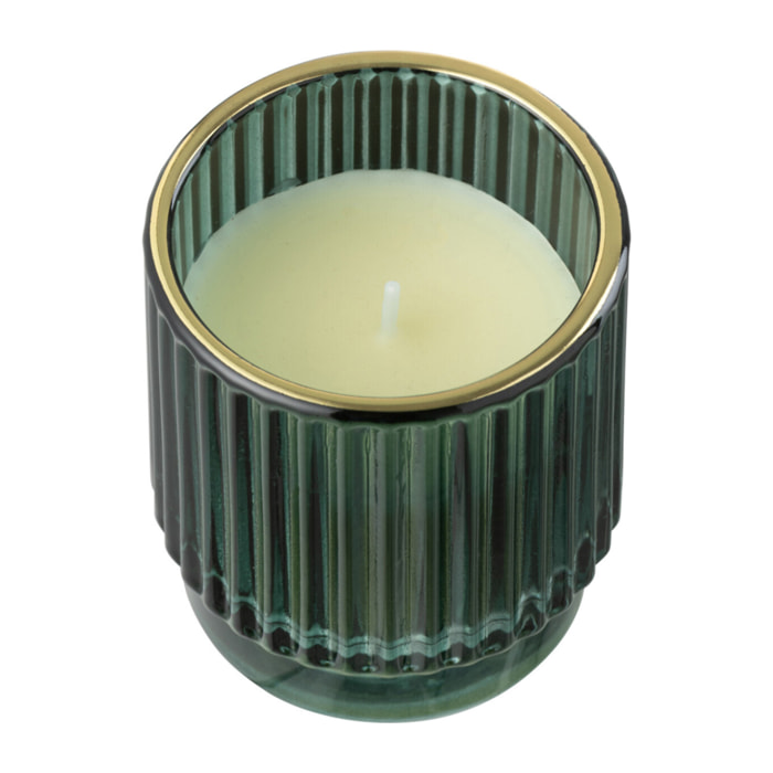 J-Line bougie parfumée Cedar Breeze - cire - vert - small - 19H