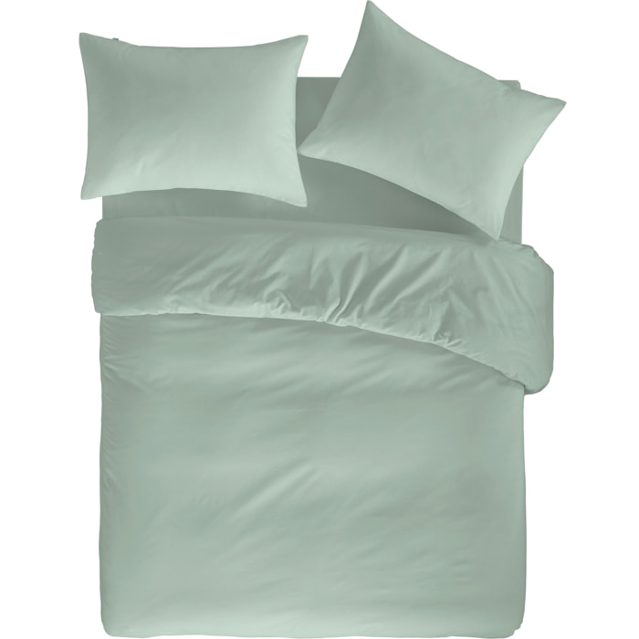 Housse de couette CASUAL en coton - vert d'eau - vendue seule