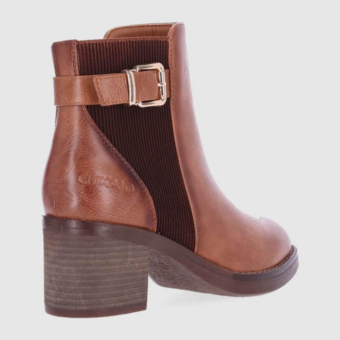 Botines - Cuero - Tacón: 6 cm