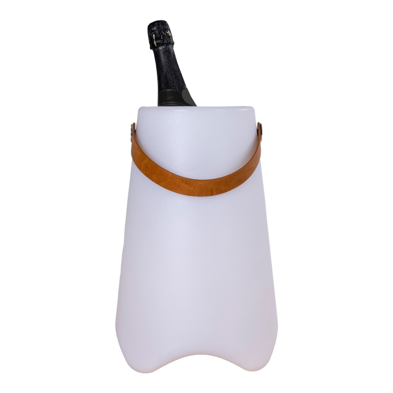 Bristol — Secchiello per vino LED ricaricabile da esterno, bianco, IP44