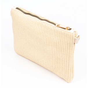 Bellano Borsa a tracolla Donna. Stoffa cotone pelle sintetica PU.