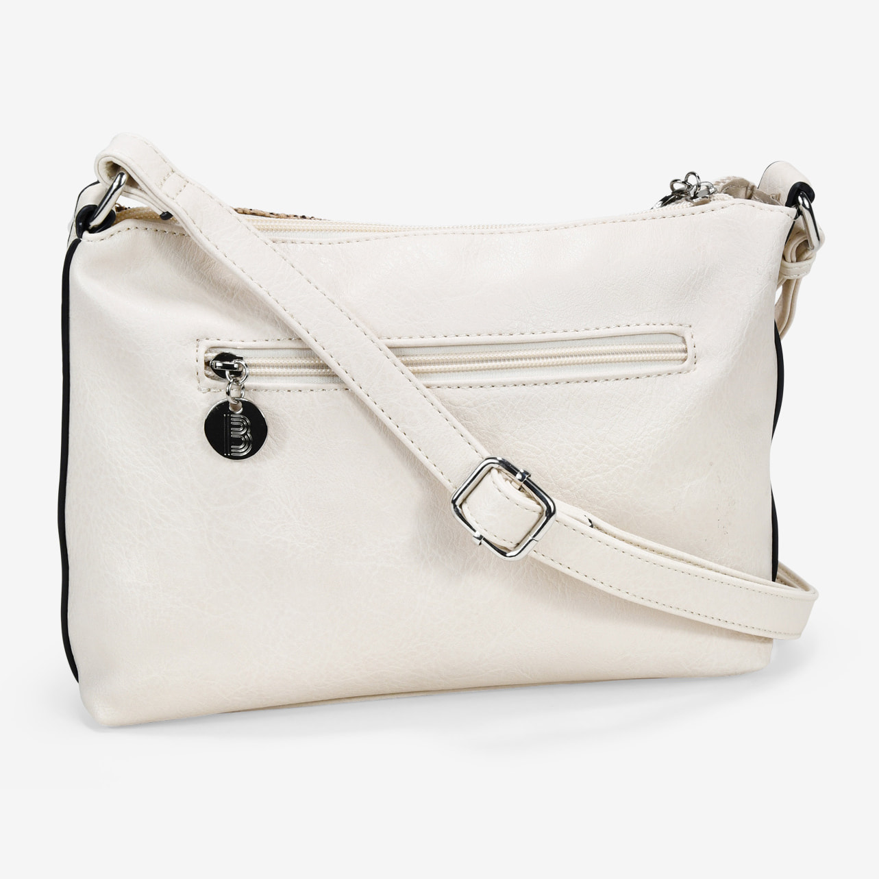 Bolso bandolera tostado con tachuelas