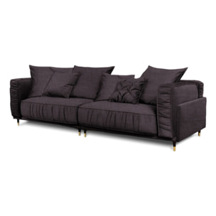 Canapé Droit Velours Fiorenzo - 4 places