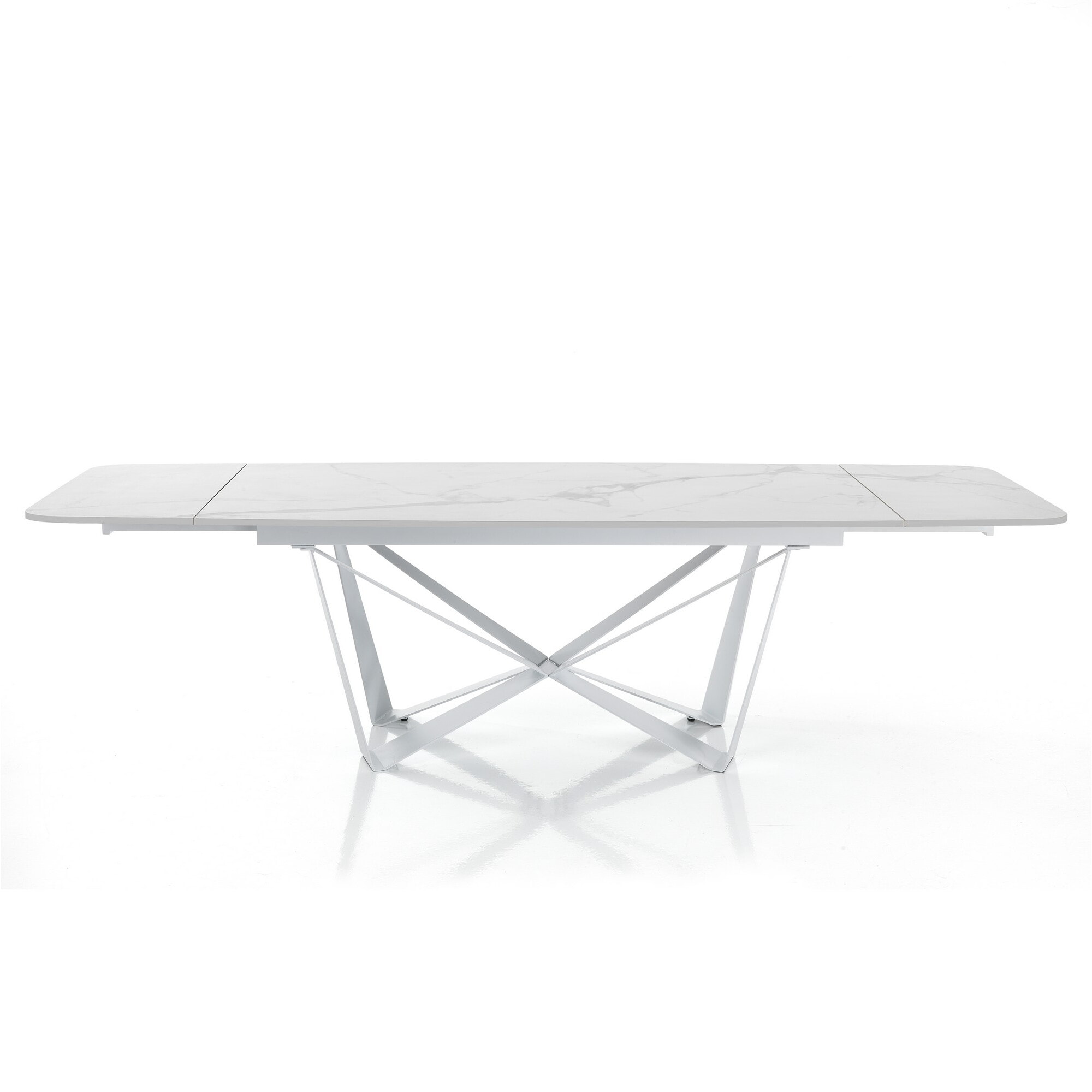 Tomasucci table extensible GRAM MATT WHITE MARBLE Multicolore