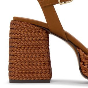 Zapato tacón Vilnia en satín con tacón de 10 cm
