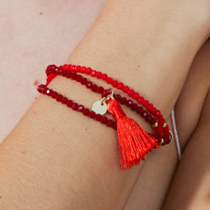Pulsera Hamdora acabado oro amarillo 18k