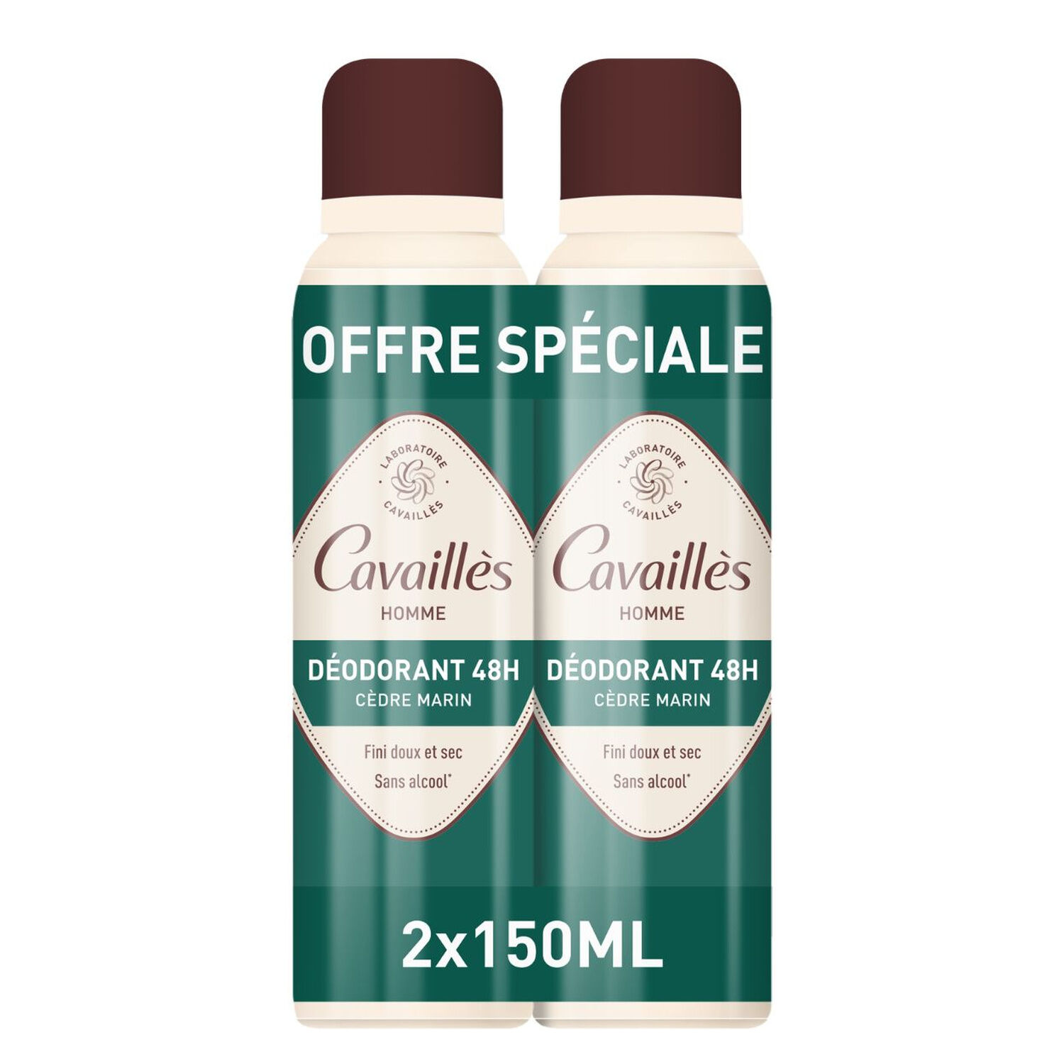 L'Homme - Déodorant Spray Fraîcheur 48h 2x 150 ml