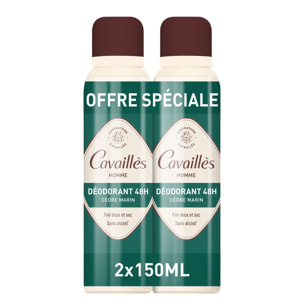 L'Homme - Déodorant Spray Fraîcheur 48h 2x 150 ml