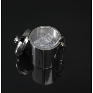 Seau A Glace Metal Couvercle Et Pince 1.3l