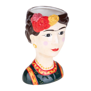 Vaso Frida - Pezzi 1 - Colore: Multicolore - 13xH21,2x13cm - Bianchi Dino -