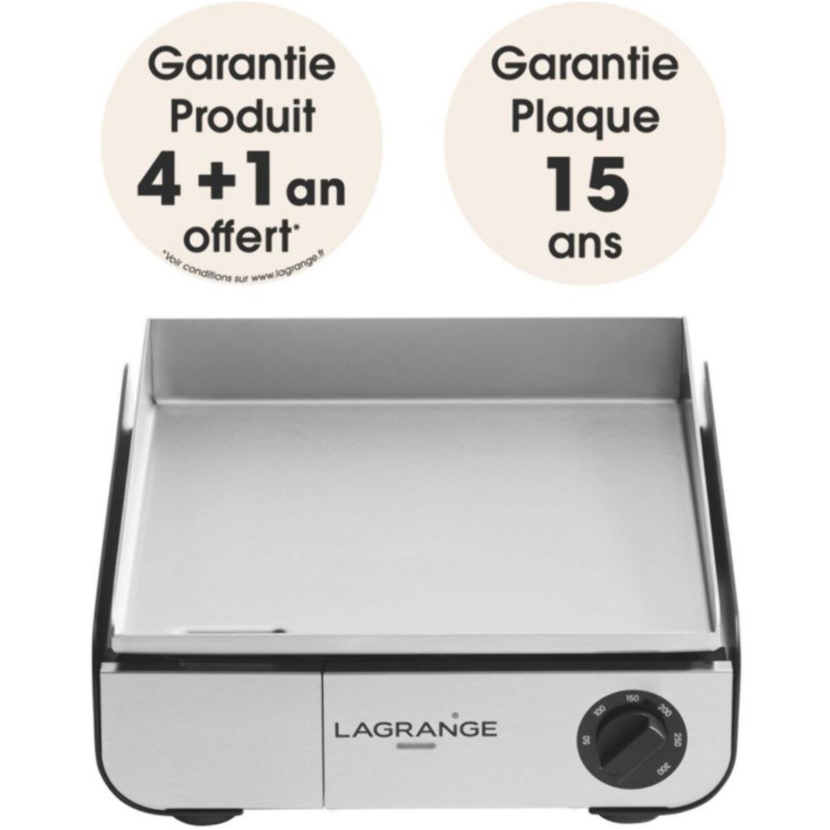 Plancha électrique LAGRANGE Plancha Pro 35S noir + Kit Access 219211