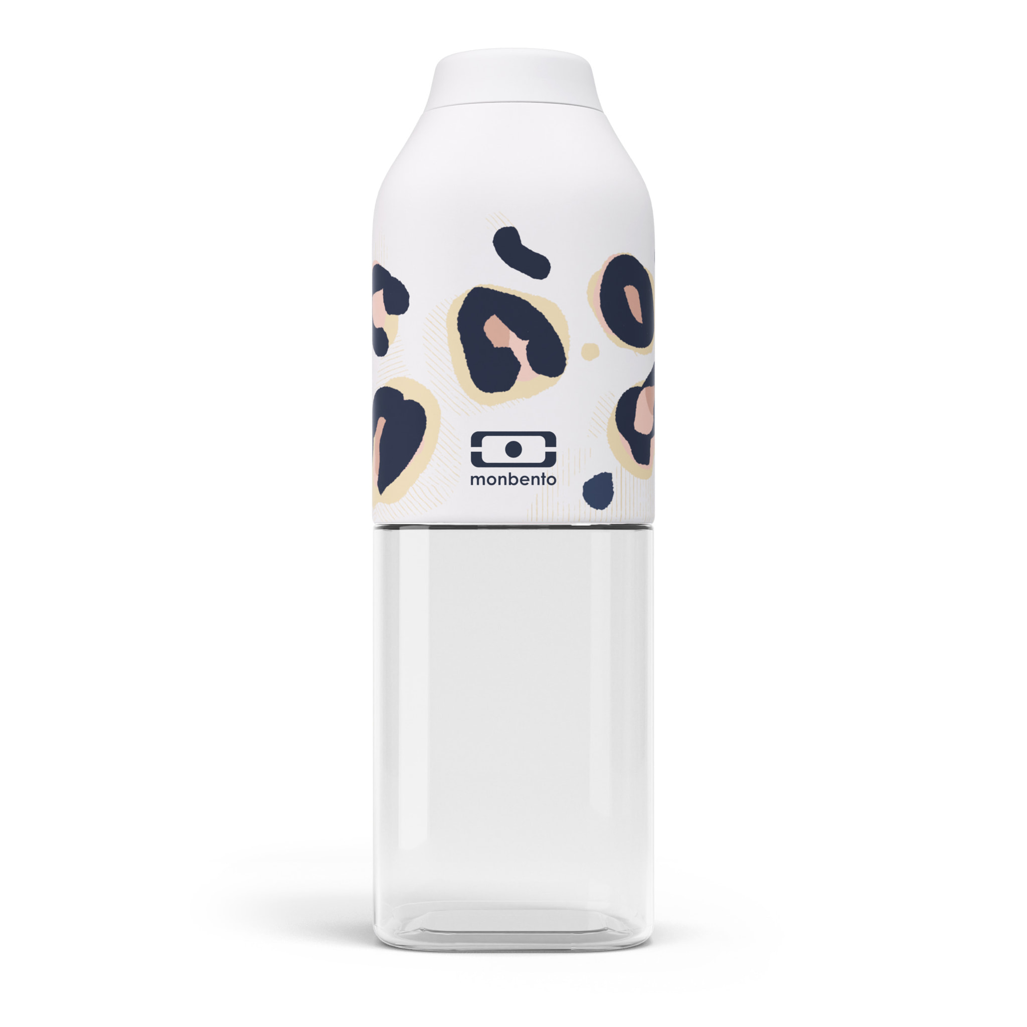 Bouteille réutilisable Positive M 500ml rose Léopard