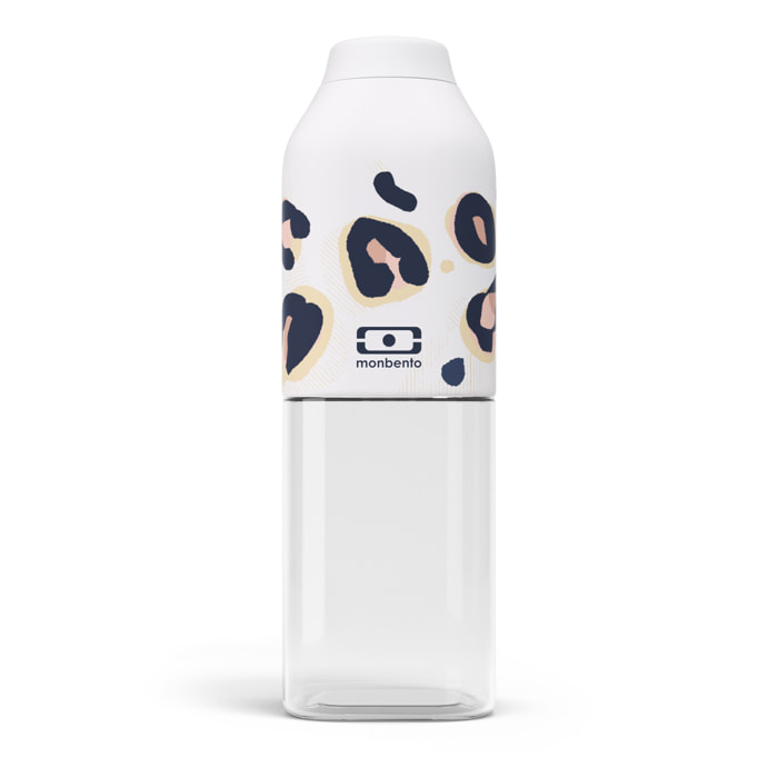 Bouteille réutilisable Positive M 500ml rose Léopard