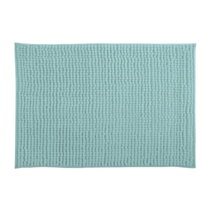 Lot de 2 tapis de bain CHENILLE 40x60 Vert Pastel MSV