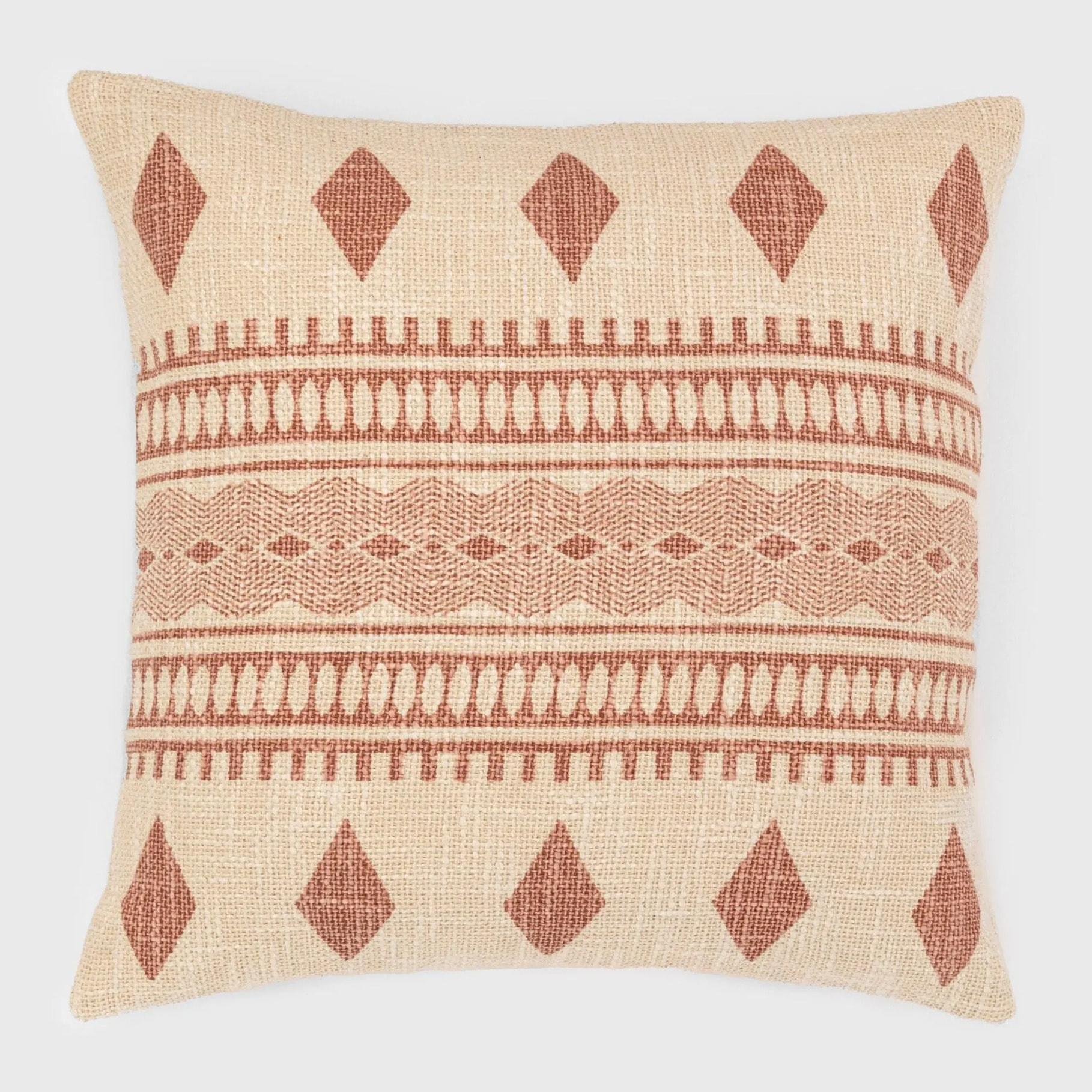 Cojín cuadrante algodón Fauno 45x45 - funda + relleno