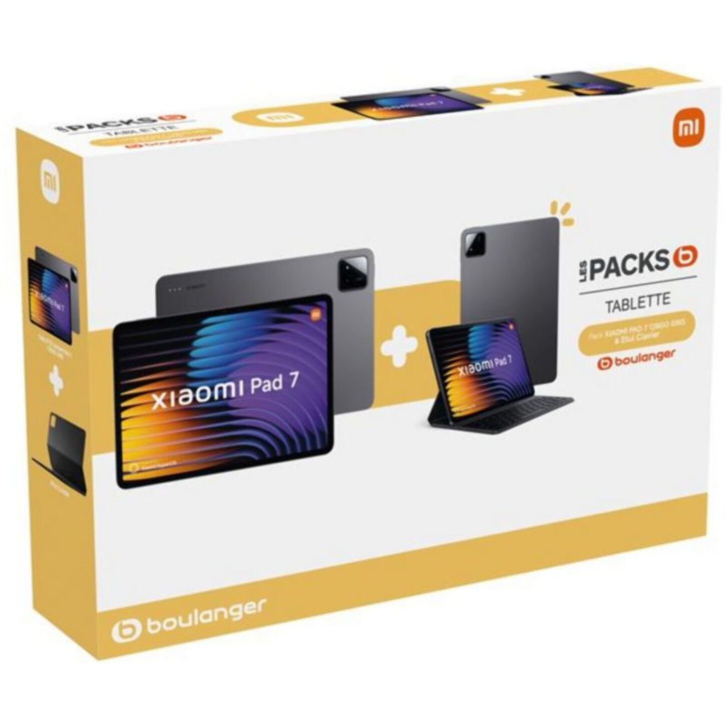 Tablette Android XIAOMI Pack Pad 7 128Go+Clavier+Cover