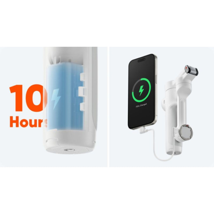 Stabilisateur INSTA360 Flow 2 Standard Bundle Summit White