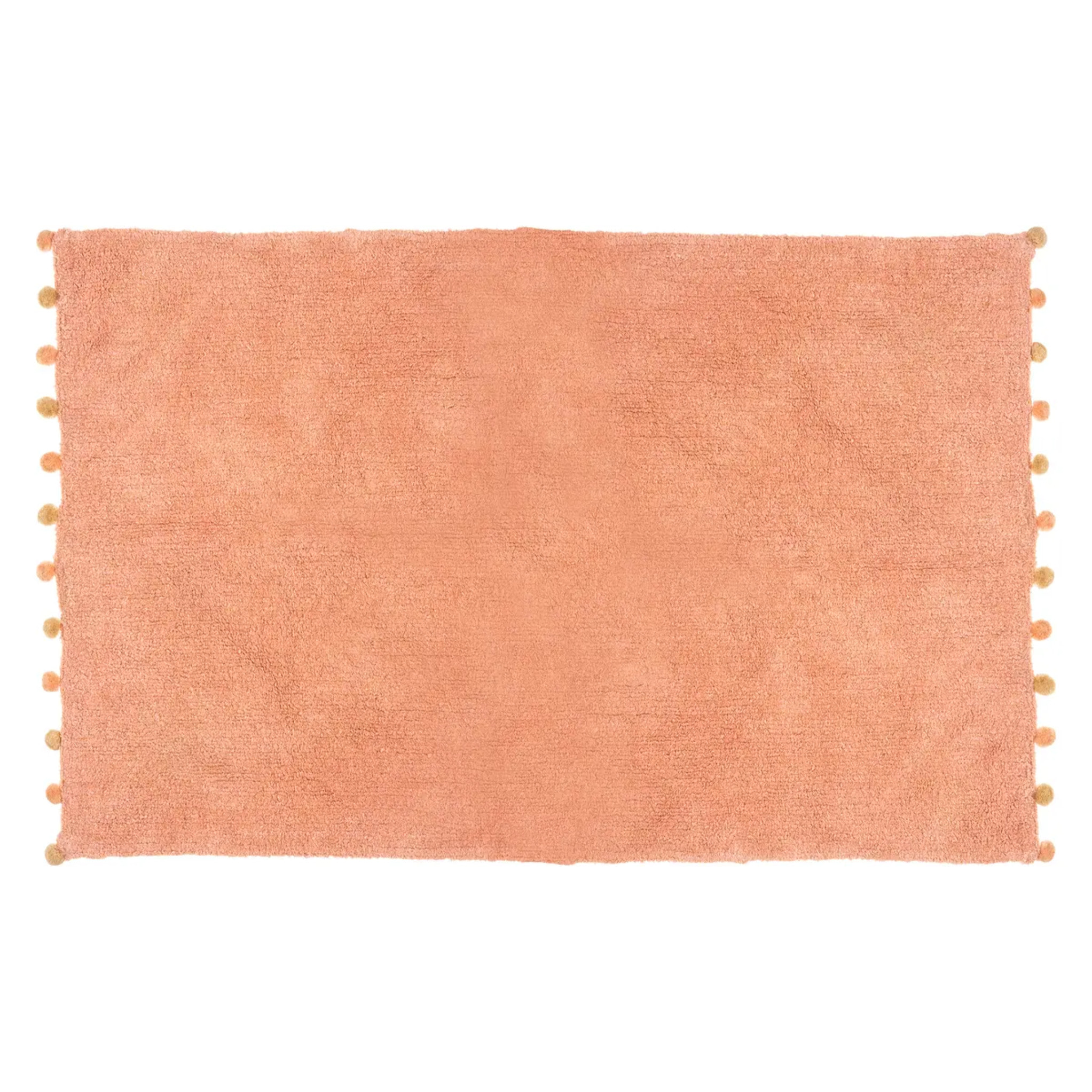 Tapis enfant - rose - coton 100x150 cm