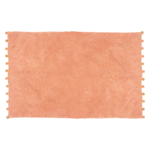 Tapis enfant - rose - coton 100x150 cm