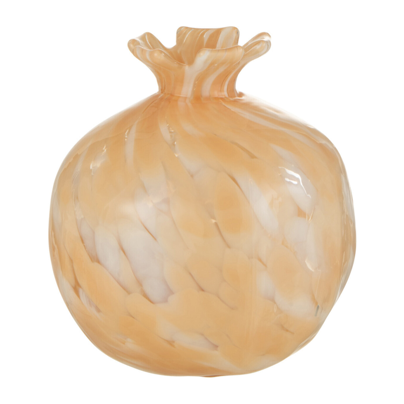 J-Line vase Melissa - verre - beige - small - Ø 12 cm