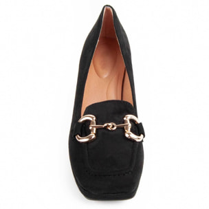 Zapato De Tacón - Negro - Altura: 7 Cm