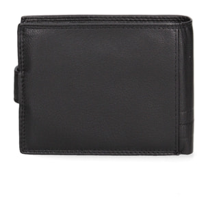 Portafoglio uomo in vera pelle - Modello False - Sfoderato - 12.0 x 9.5 x 2.0 cm