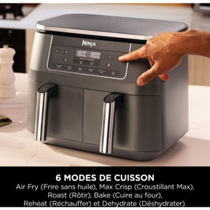 Friteuse sans huile NINJA Airfryer Foodi Dual Zone DZ300EU