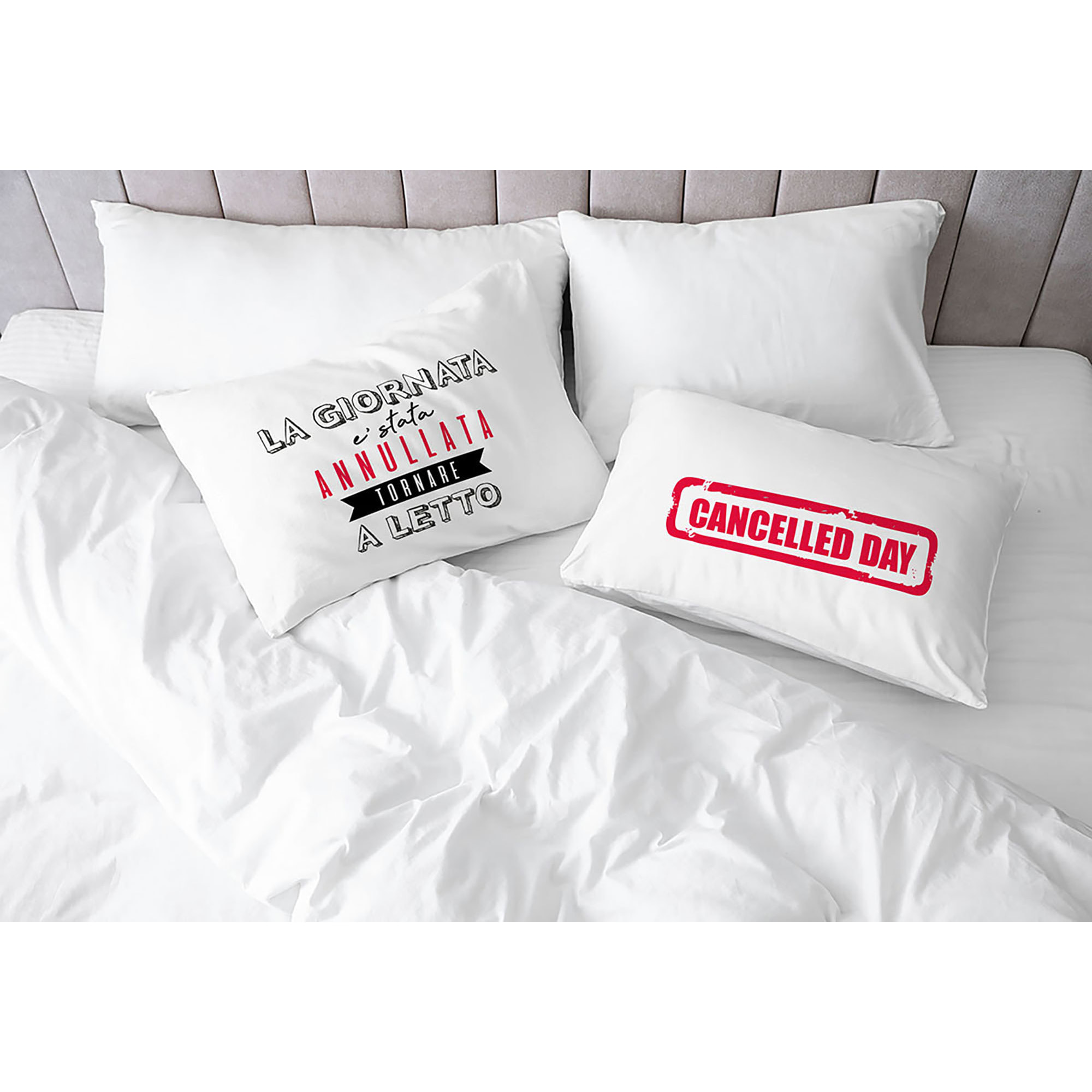 COPPIA FEDERE PRINTED COTONE 42