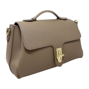 Borsa a Mano Elegante in Vera Pelle Made in Italy