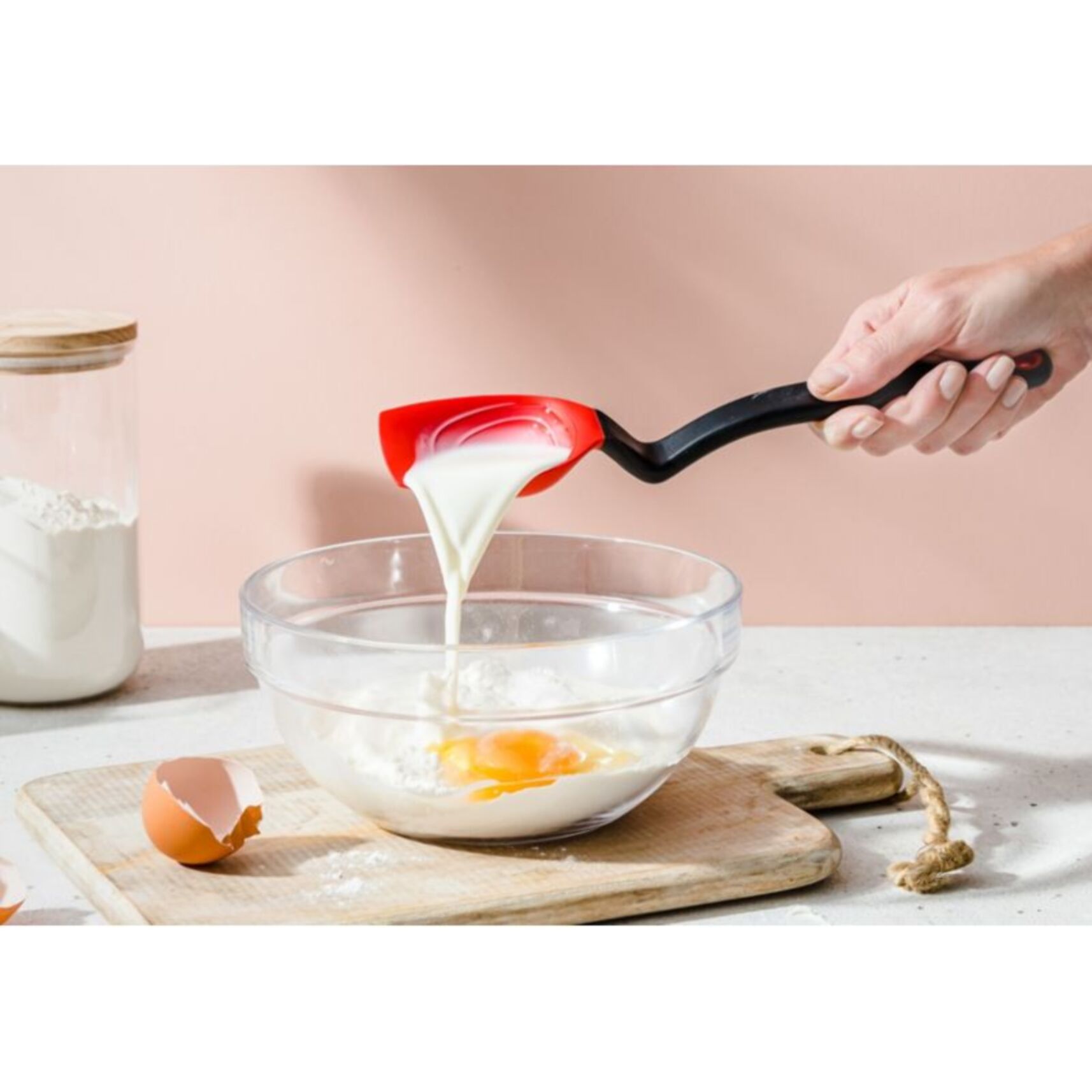 Spatule DREAMFARM Silicone Rouge