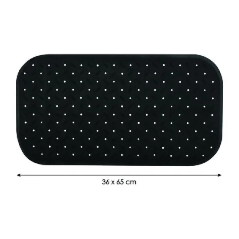 tapis Fond de baignoire antidérapant Caoutchouc CLASS Noir MSV