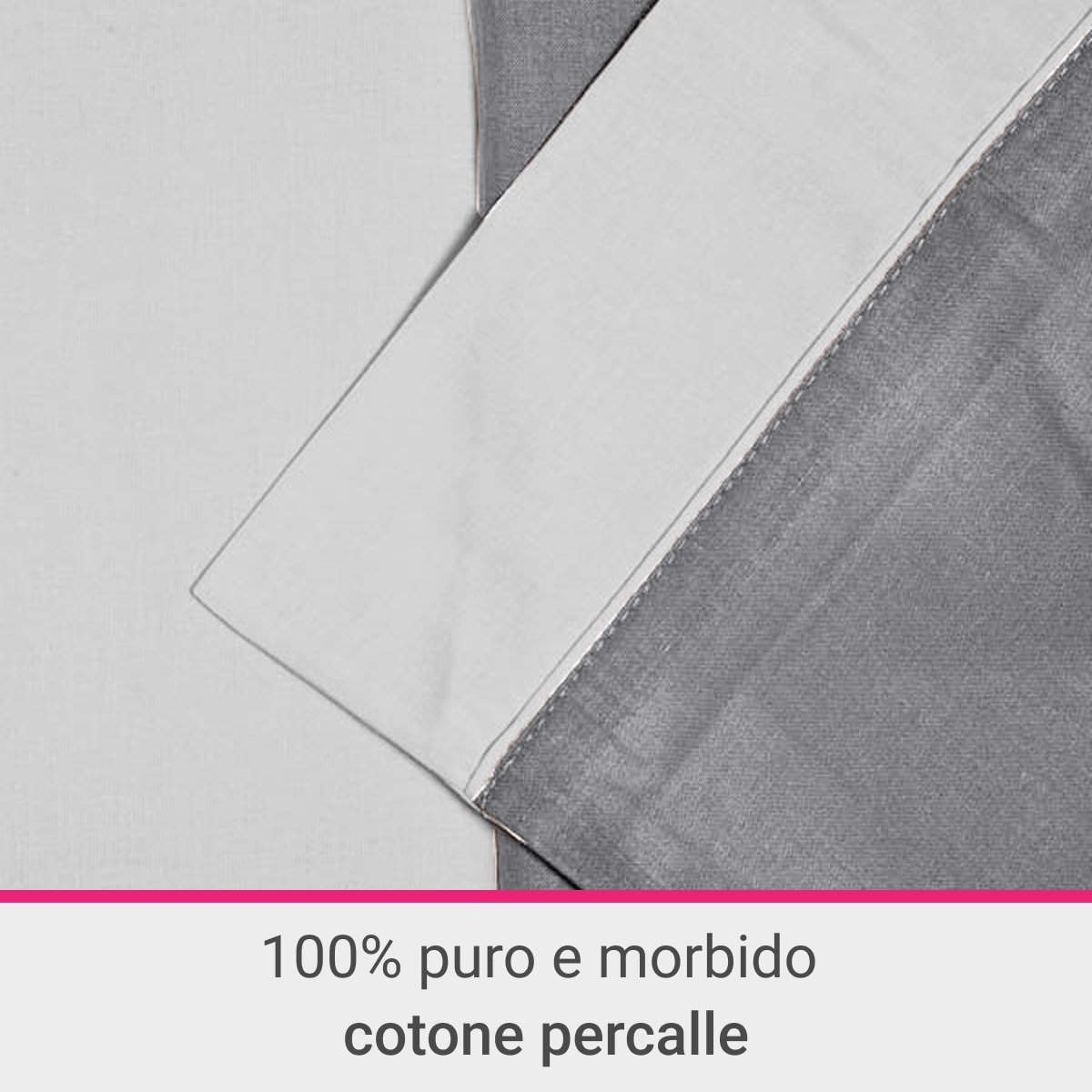 Completo letto Double-Color IPERSAN Grigio/Bianco