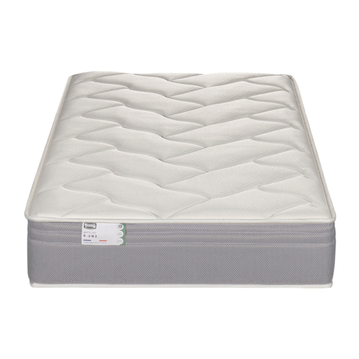 Matelas L'ADORABLE , ressort ensachés, ferme, H23