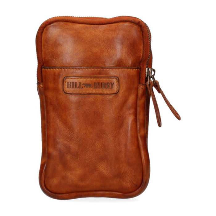 Borsa a tracolla  da uomo In Vera pelle Made in Italy 13x21x3 cm