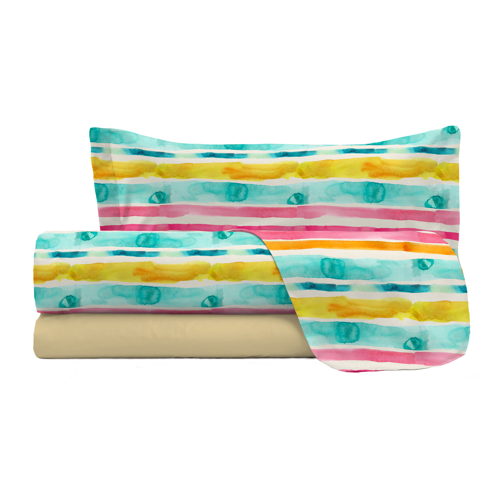 COMPLETO LETTO FASHION, 100% Microfibra, No Stiro - FEZ