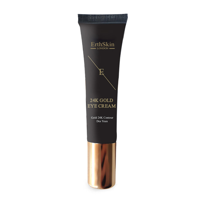 Crema para ojos de oro de 24 quilates