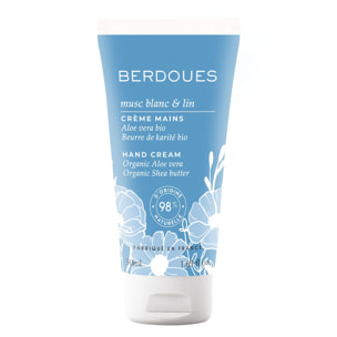 Musc Blanc & Lin - Crème Mains 50 ml