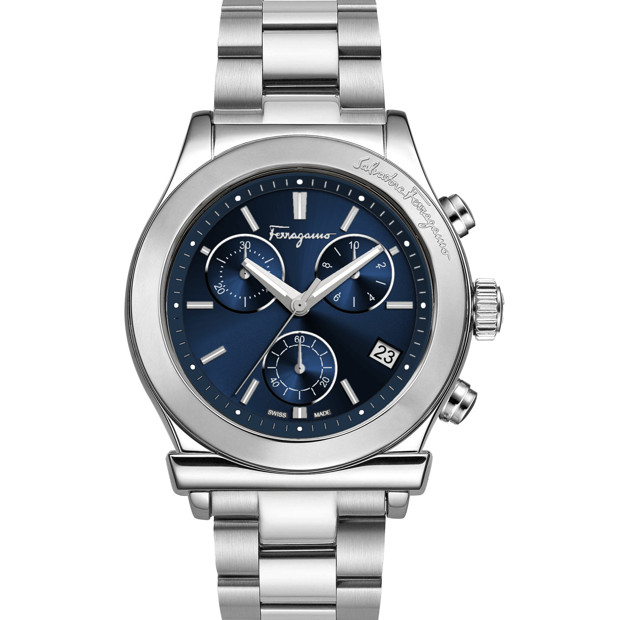 Ferragamo Orologio Cronografo Al Quarzo 1898 Chrono