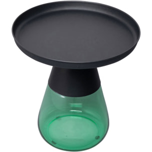 Table d'appoint Bottiglia 50cm verte Kare Design