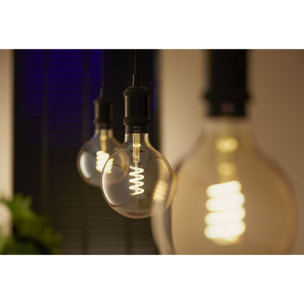 Ampoule LED connectée PHILIPS HUE E27 White Ambiance Globe G. Filament