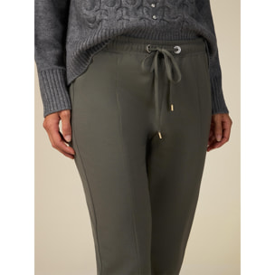 Oltre - Joggers de punto milano - Verde