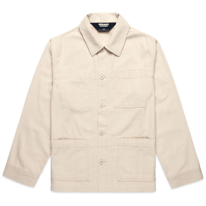 Giubbotti Sebago Uomo Donna Beige DORR CANVAS