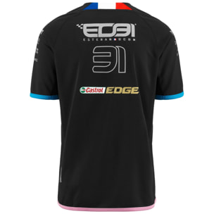 Maglie gioco Kappa Uomo KOMBAT OCON ALPINE F1 Nero