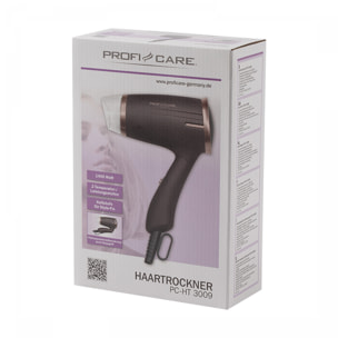 Sèche-cheveux pliable 1400W Proficare marron PC-HT 3009 Marron