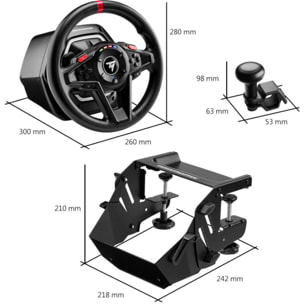 Volant + Pédalier THRUSTMASTER T128 Simtask pack Playstation