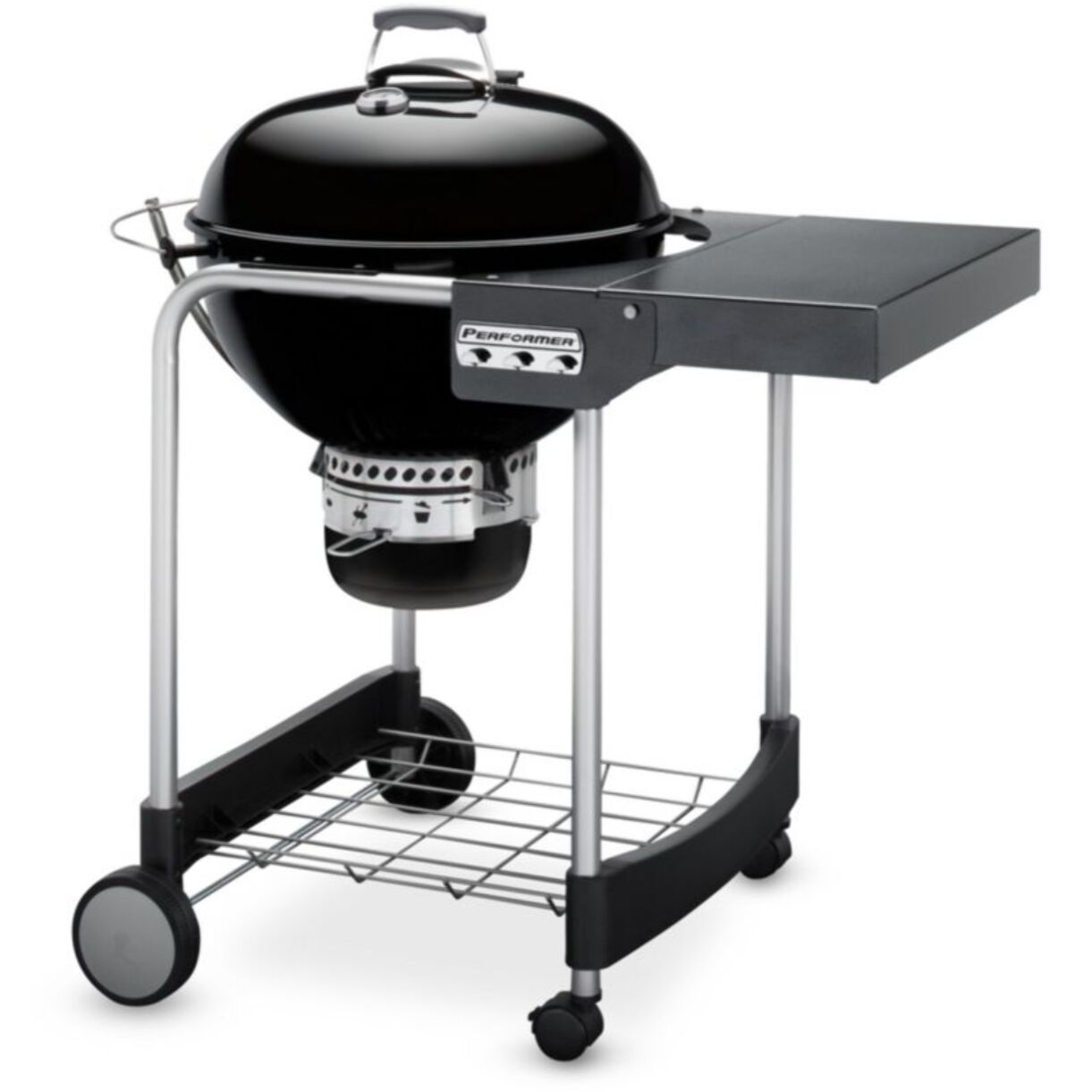 Barbecue charbon WEBER Performer GBS Charcoal Grill black sur chariot 57 cm