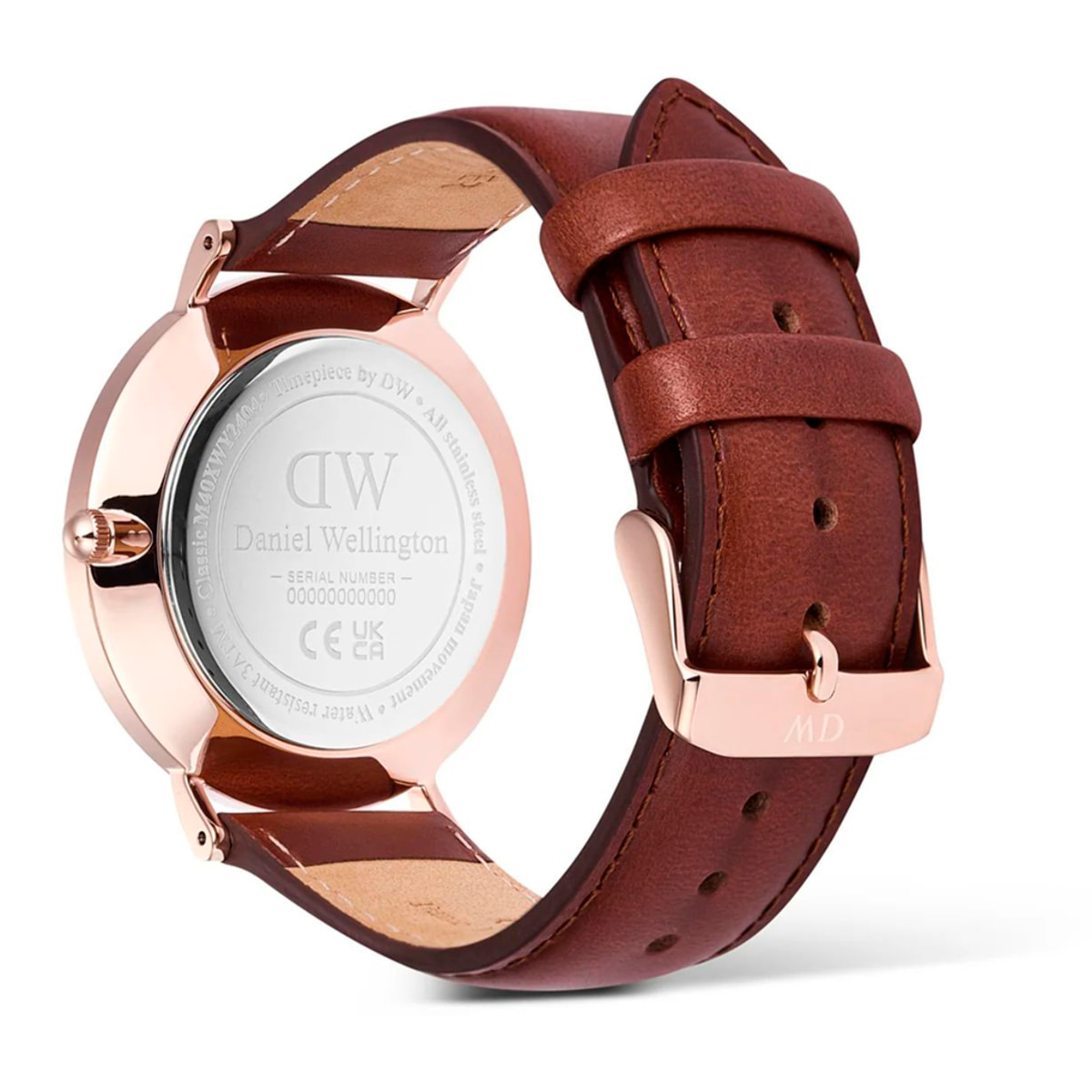 Reloj Daniel Wellington DW00100829 Hombre Analogico Cuarzo con Correa de Cuero